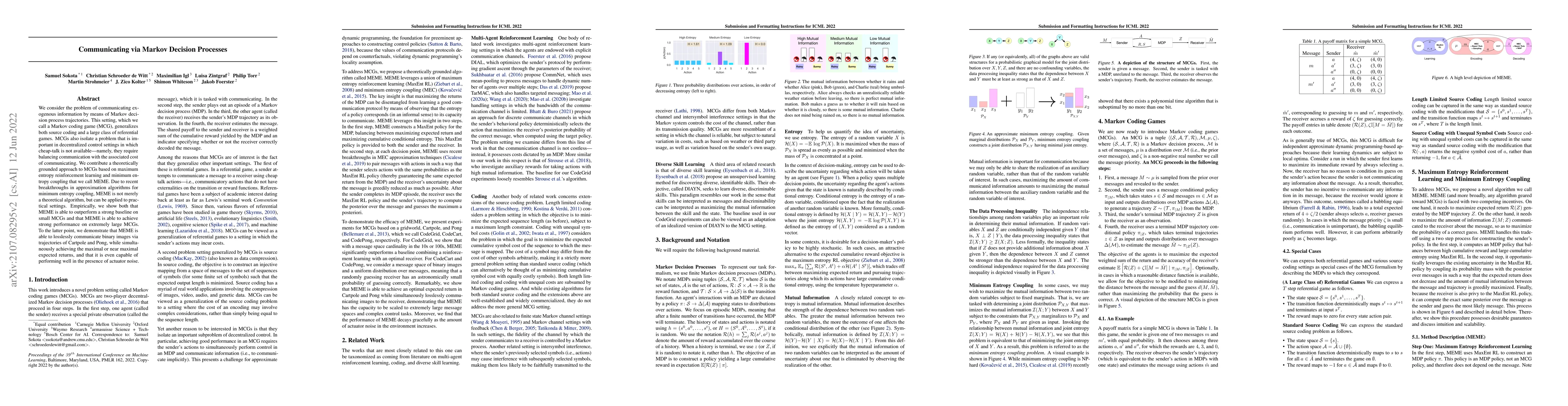 Thumbnail for Communicating via Markov Decision Processes