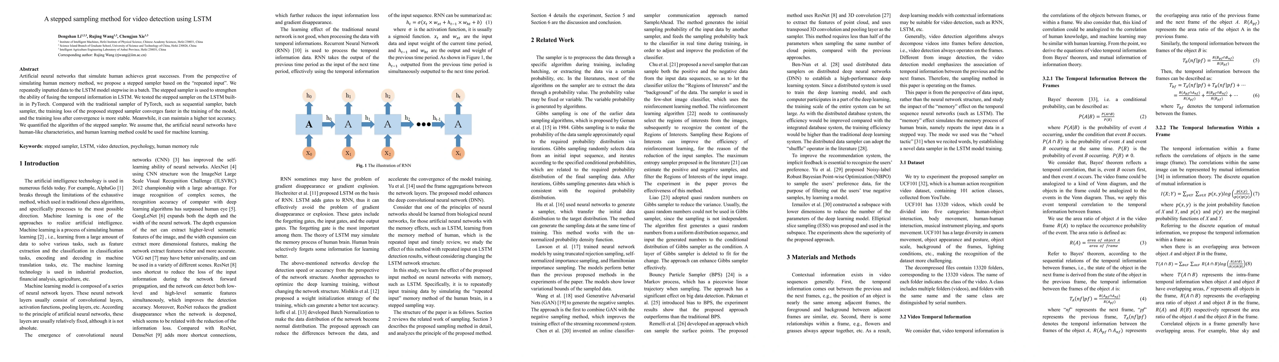 Thumbnail for A stepped sampling method for video detection using LSTM
