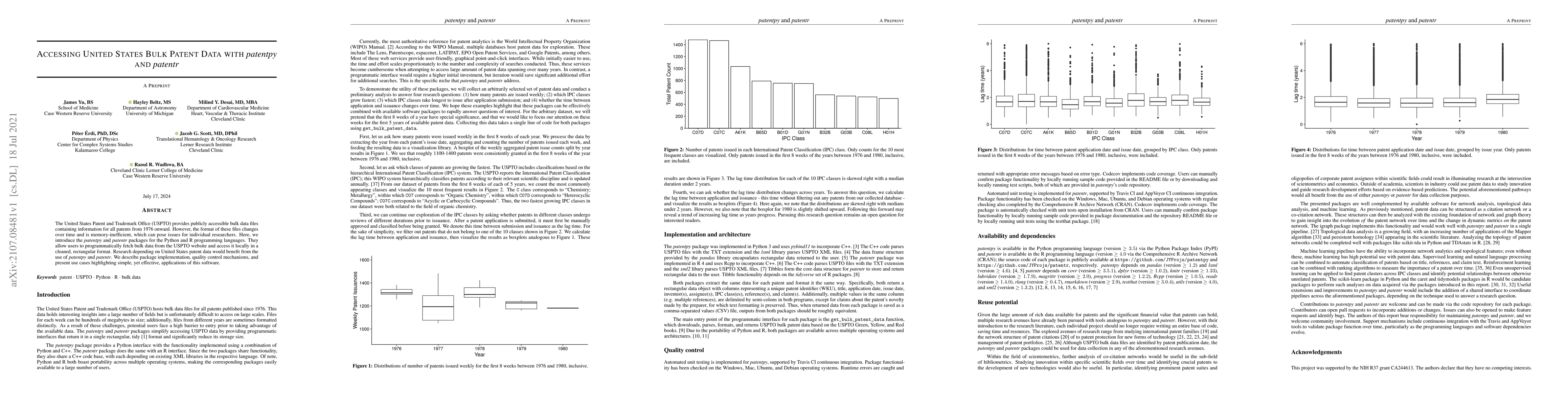 Thumbnail for Accessing United States Bulk Patent Data with patentpy and patentr