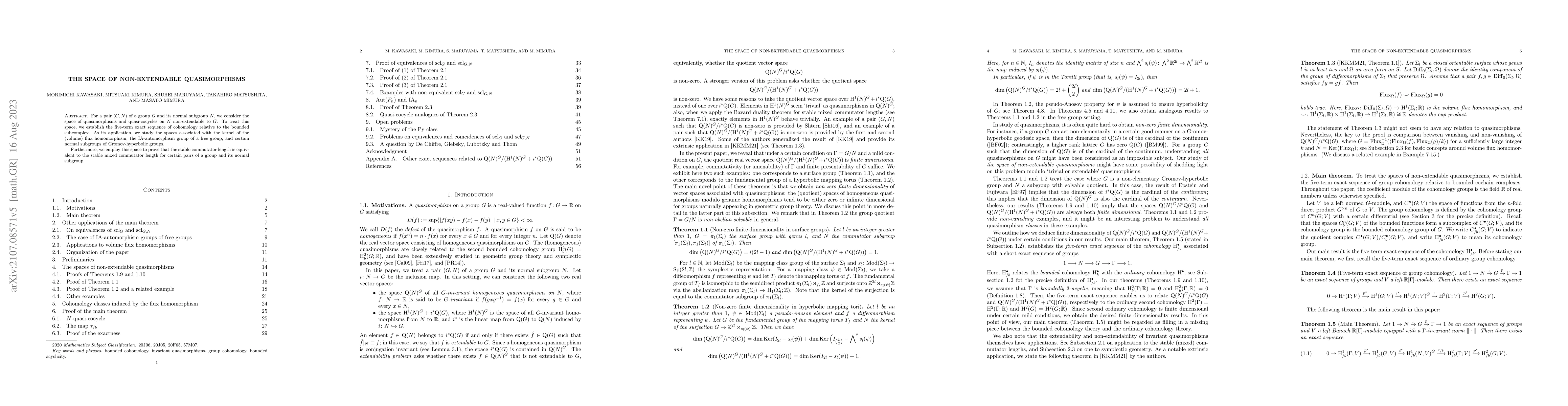 Thumbnail for The space of non-extendable quasimorphisms