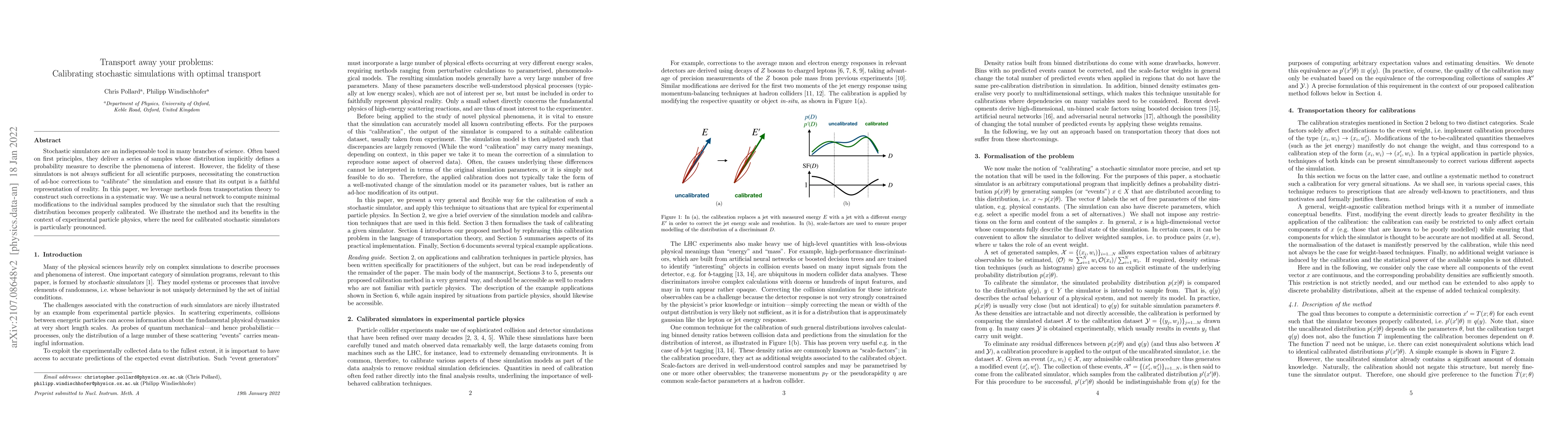 Thumbnail for Transport away your problems: Calibrating stochastic simulations with
  optimal transport