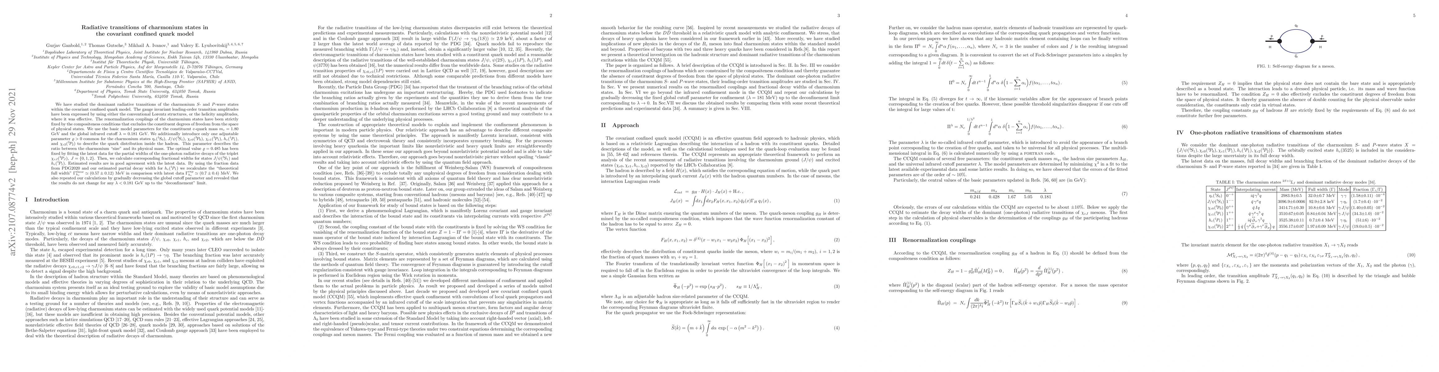 Thumbnail for Radiative transitions of charmonium states in the covariant confined
  quark model