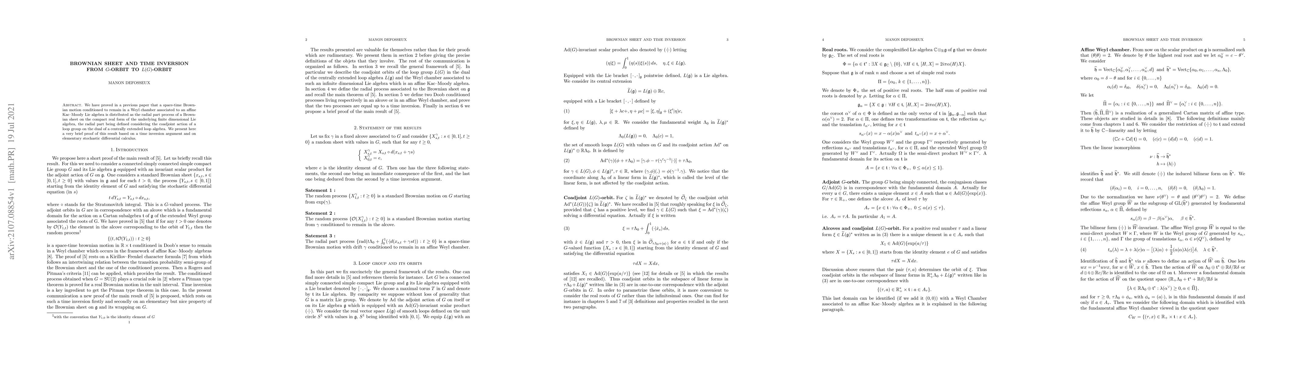 Thumbnail for Brownian sheet and time inversion -- From $G$-orbit to $L(G)$-orbit