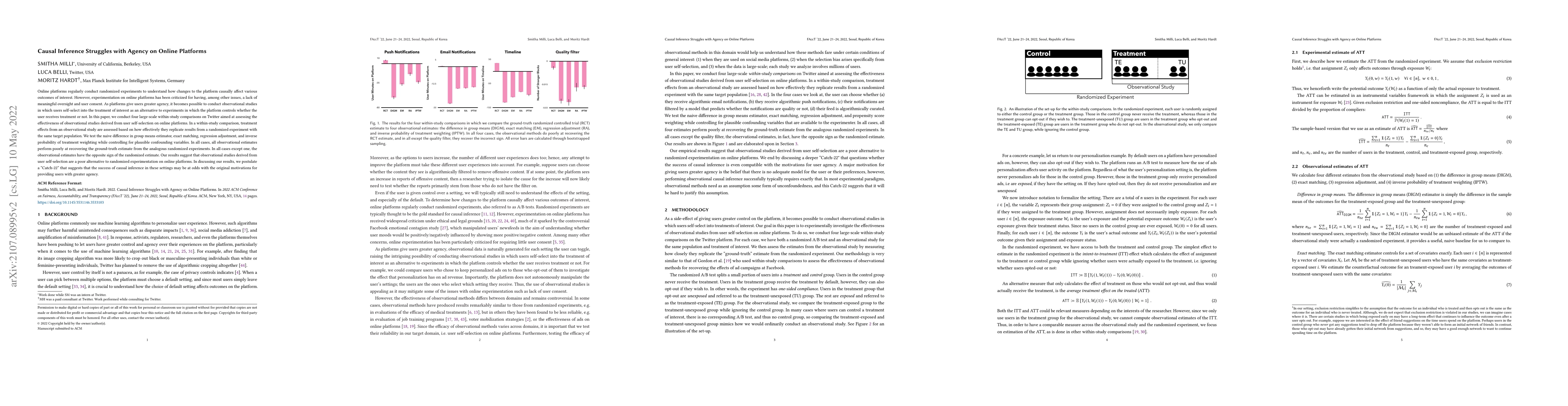 Thumbnail for Causal Inference Struggles with Agency on Online Platforms