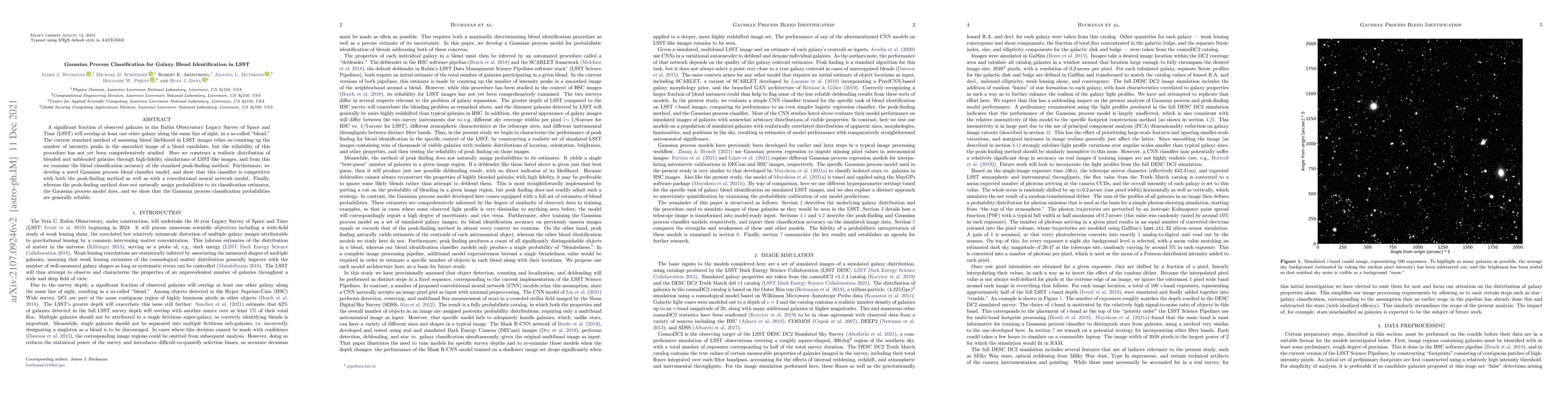 Thumbnail for Gaussian Process Classification for Galaxy Blend Identification in LSST