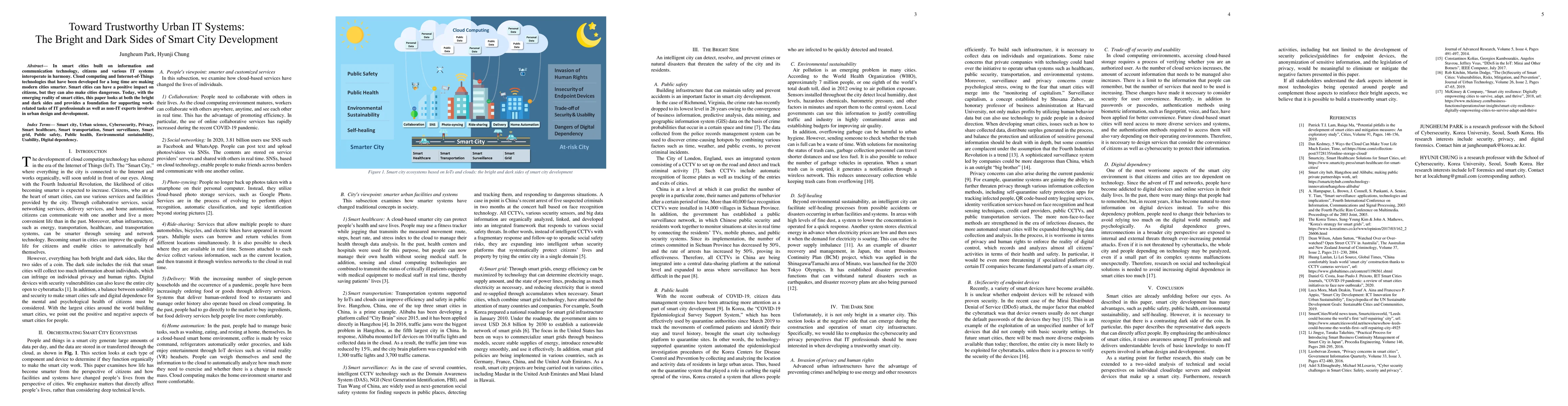Thumbnail for Toward Trustworthy Urban IT Systems: The Bright and Dark Sides of Smart
  City Development