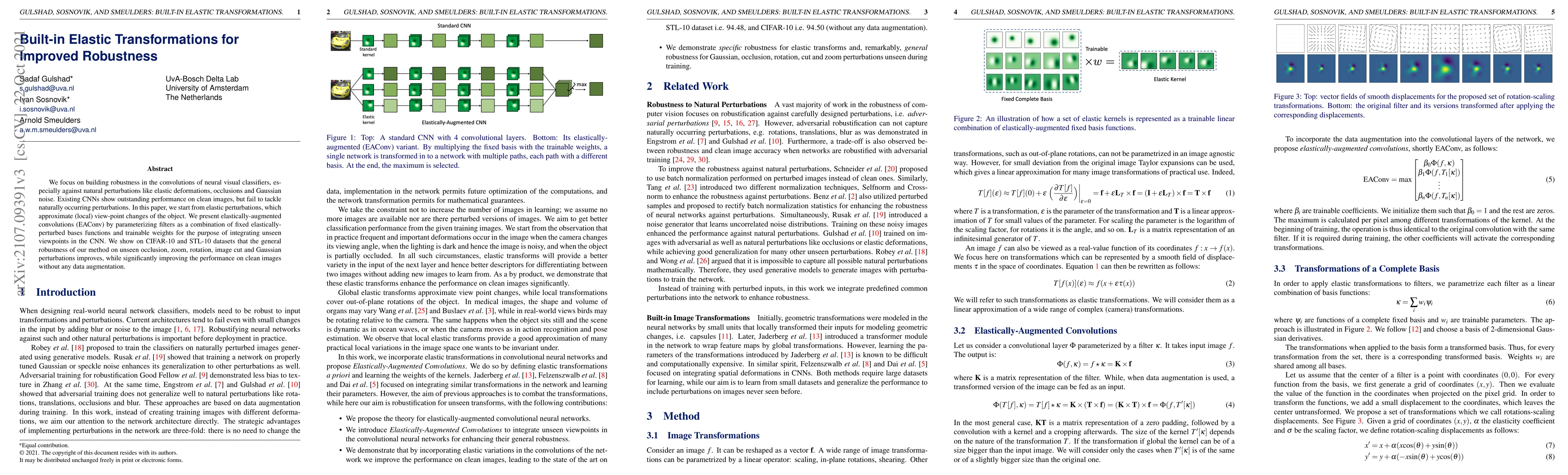 Thumbnail for Built-in Elastic Transformations for Improved Robustness
