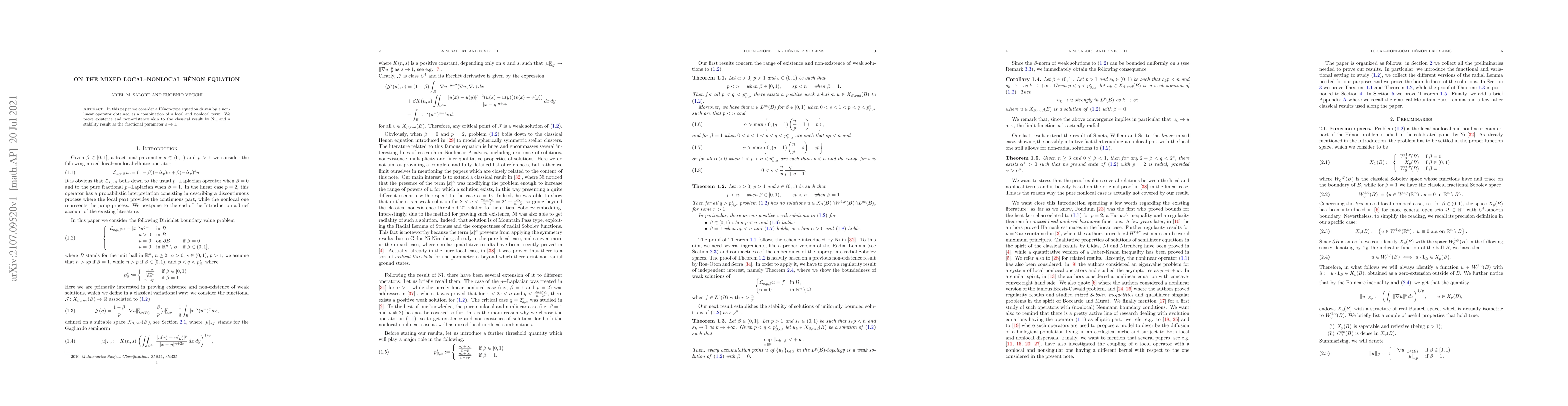 Thumbnail for On the mixed local-nonlocal H\'enon equation