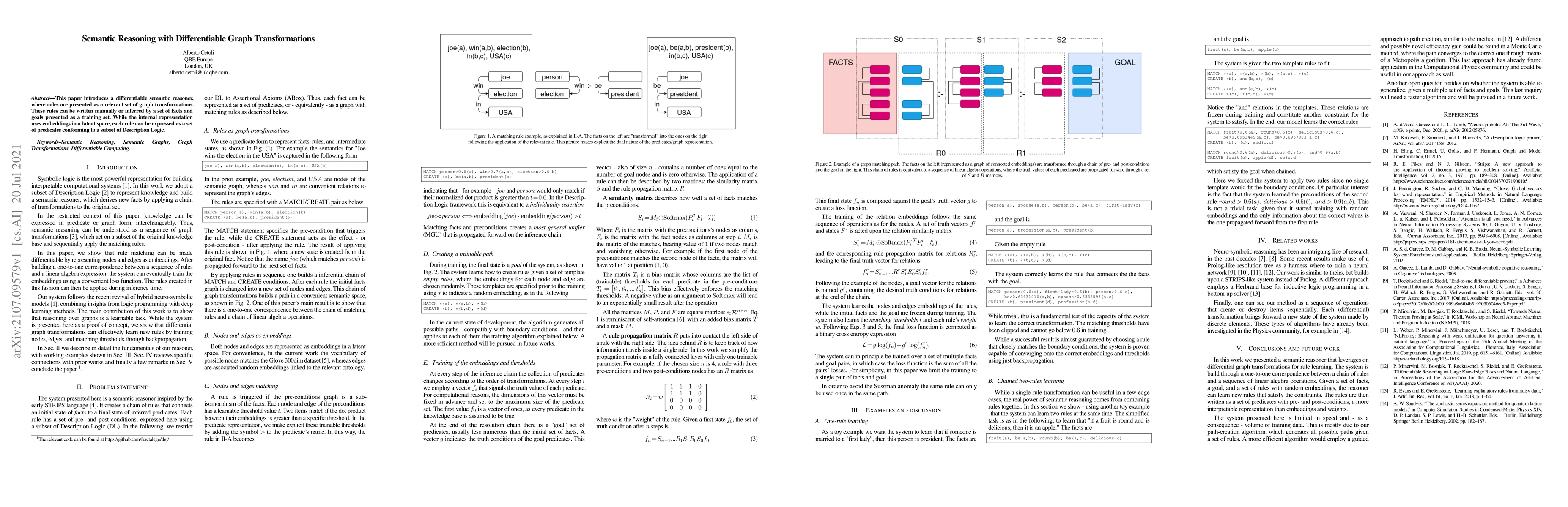 Thumbnail for Semantic Reasoning with Differentiable Graph Transformations