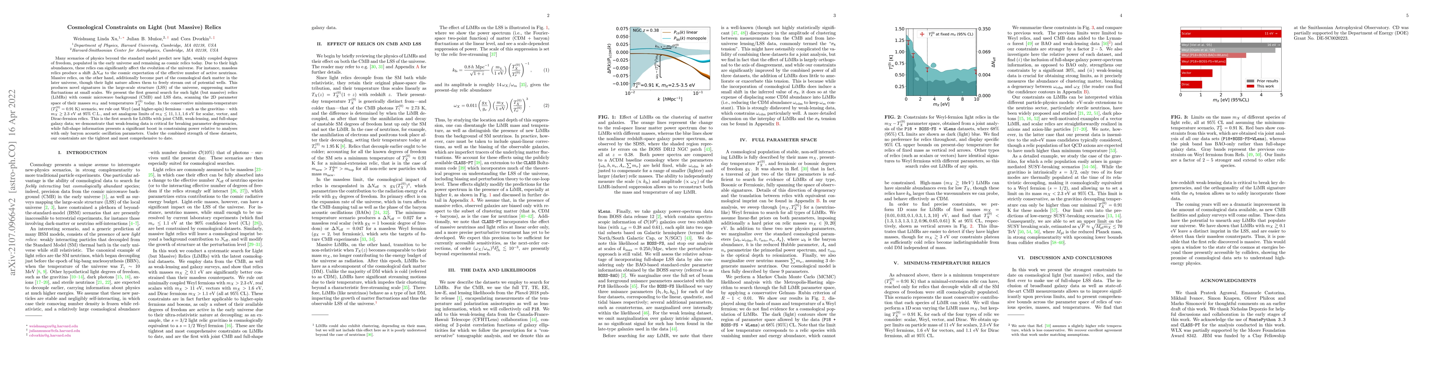 Thumbnail for Cosmological Constraints on Light (but Massive) Relics