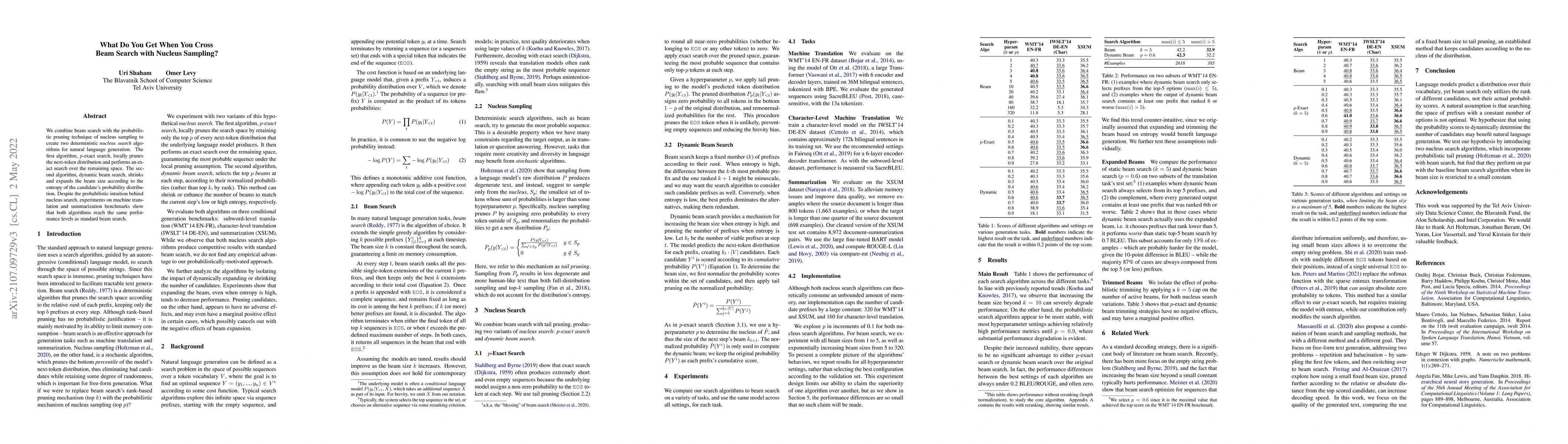 Thumbnail for What Do You Get When You Cross Beam Search with Nucleus Sampling?
