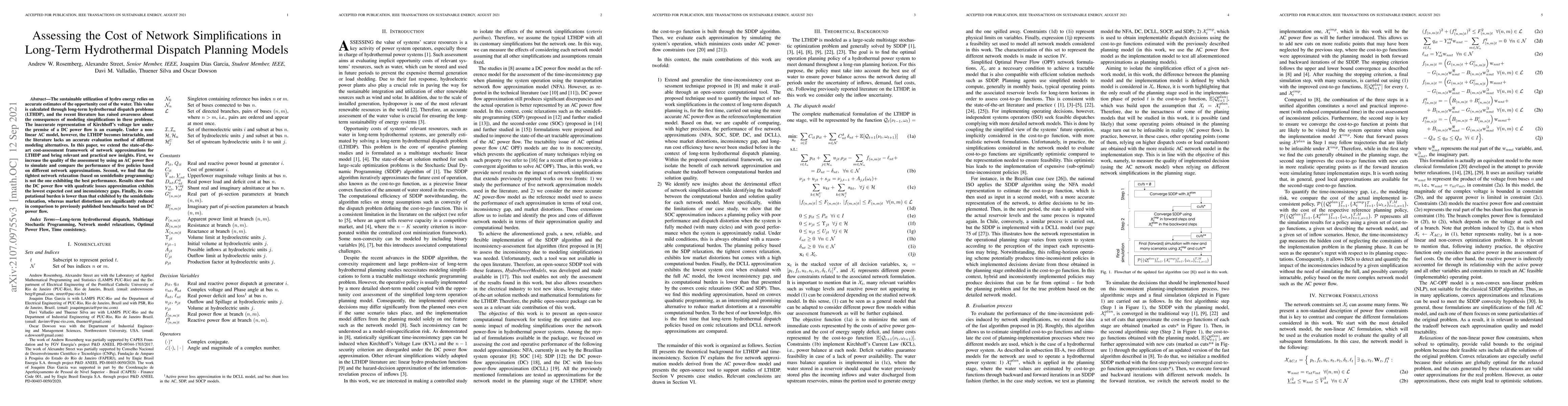 Thumbnail for Assessing the Cost of Network Simplifications in Long-Term Hydrothermal
  Dispatch Planning Models