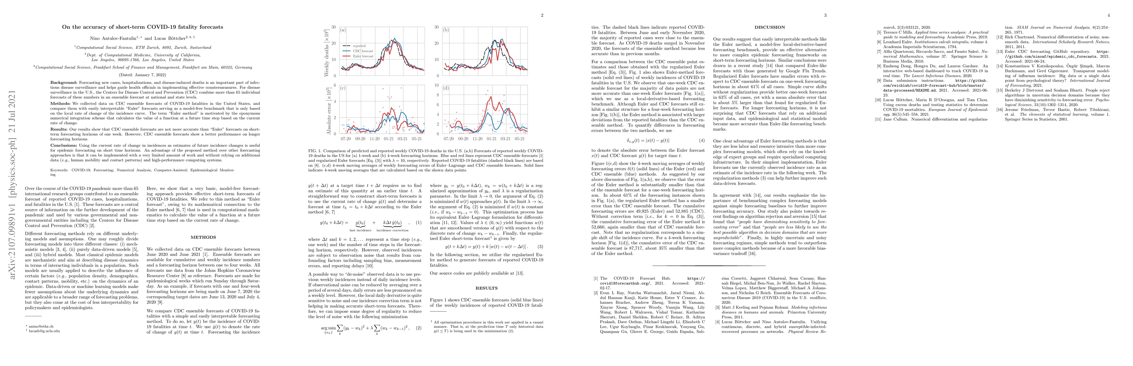 Thumbnail for On the accuracy of short-term COVID-19 fatality forecasts