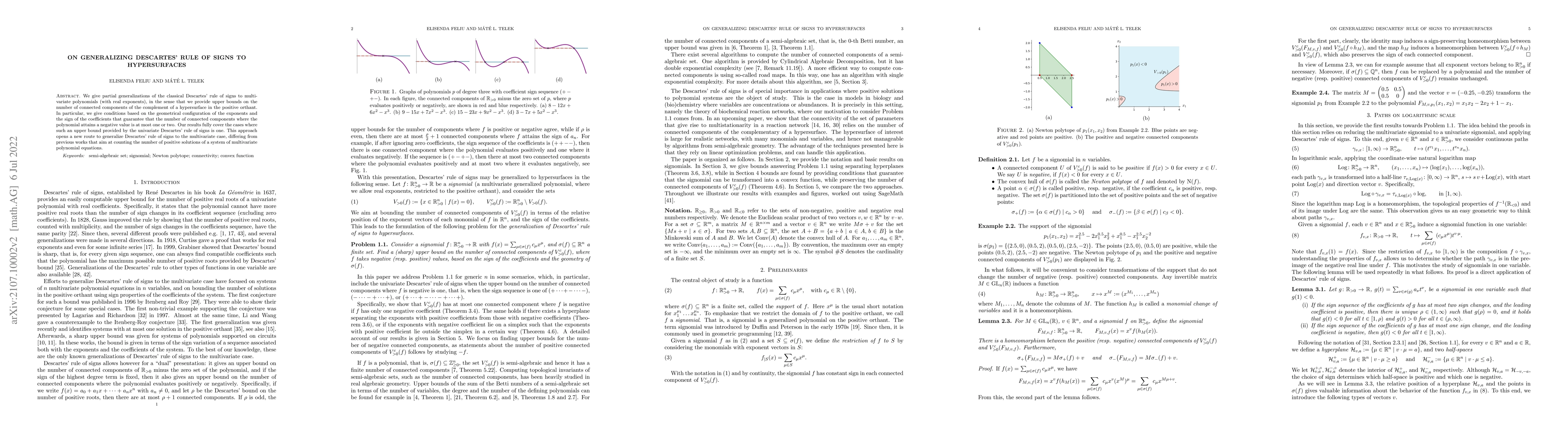 Thumbnail for On generalizing Descartes' rule of signs to hypersurfaces