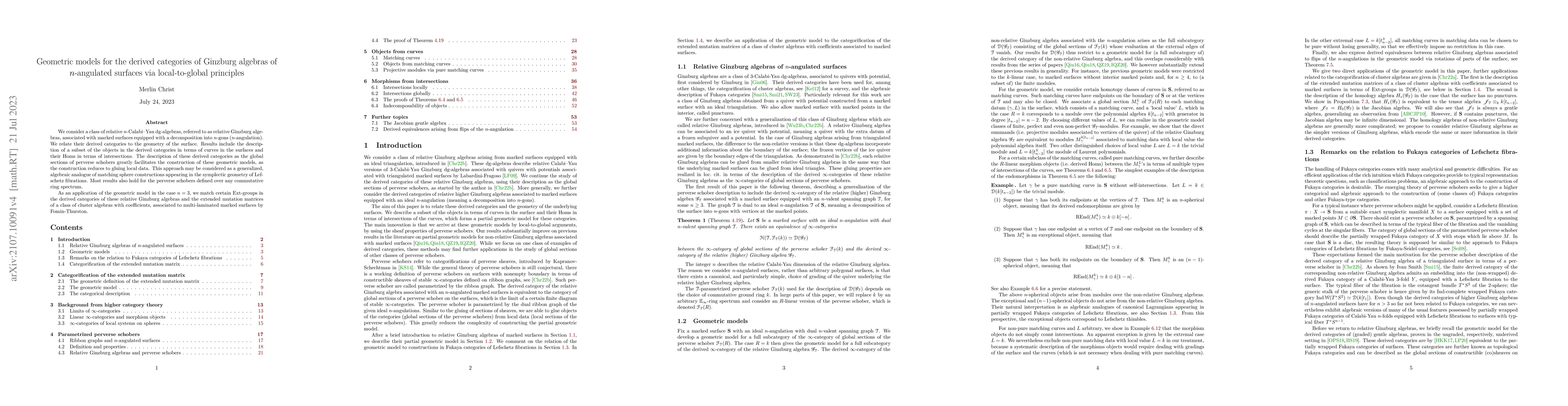 Thumbnail for Geometric models for the derived categories of Ginzburg algebras of
  n-angulated surfaces via local-to-global principles