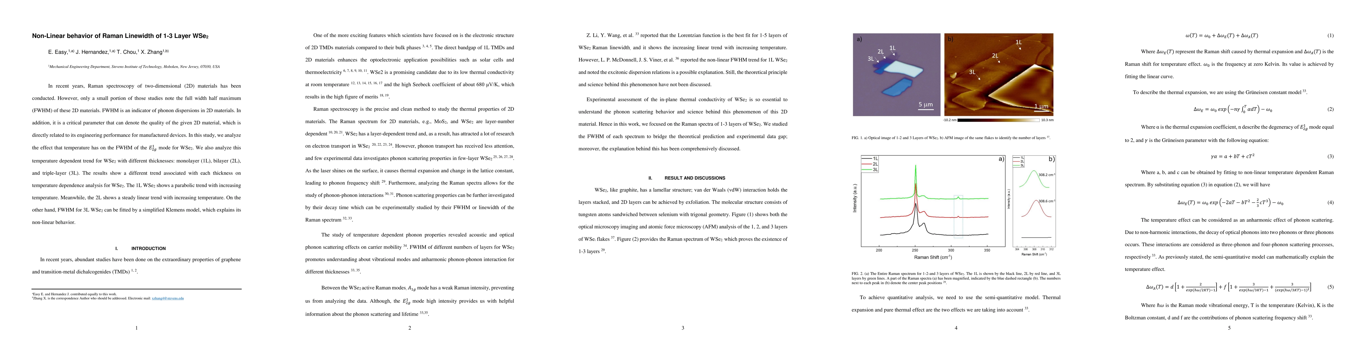 Thumbnail for Non-Linear behavior of Raman Linewidth of 1-3 Layer WSe2