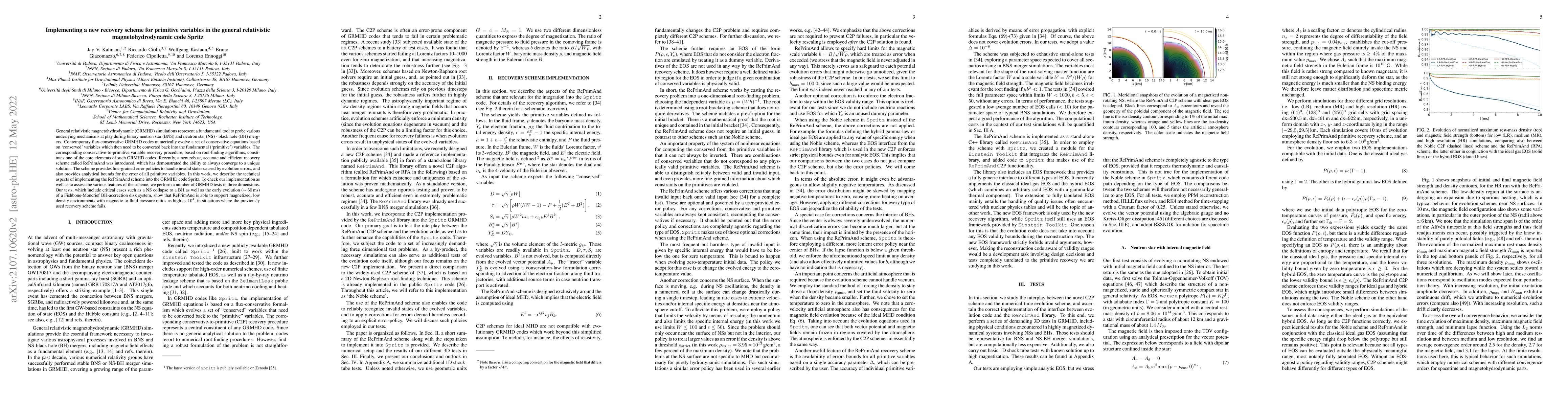 Thumbnail for Implementing a new recovery scheme for primitive variables in the
  general relativistic magnetohydrodynamic code Spritz