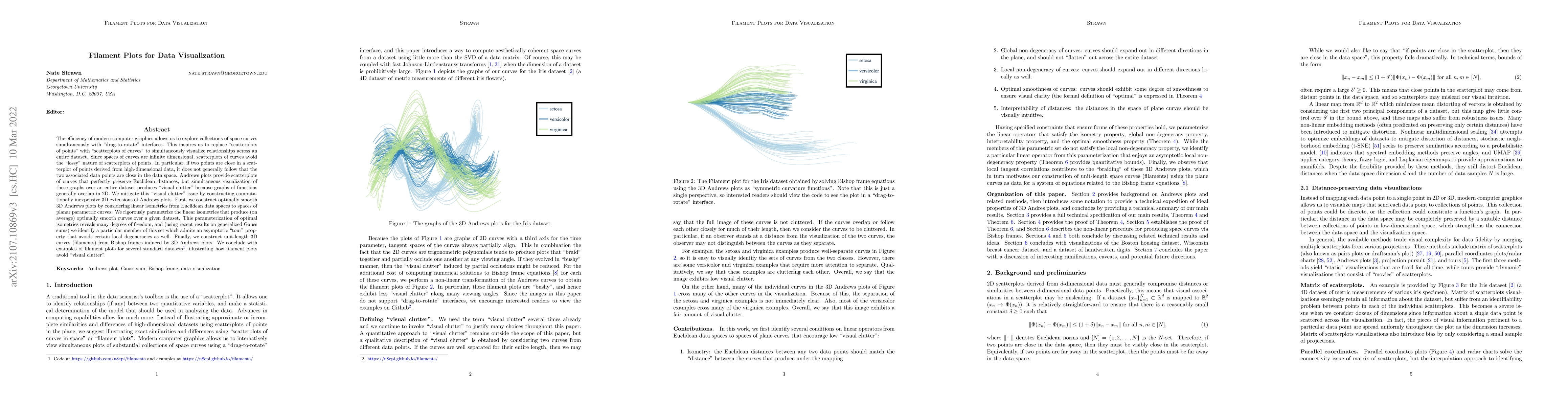 Thumbnail for Filament Plots for Data Visualization