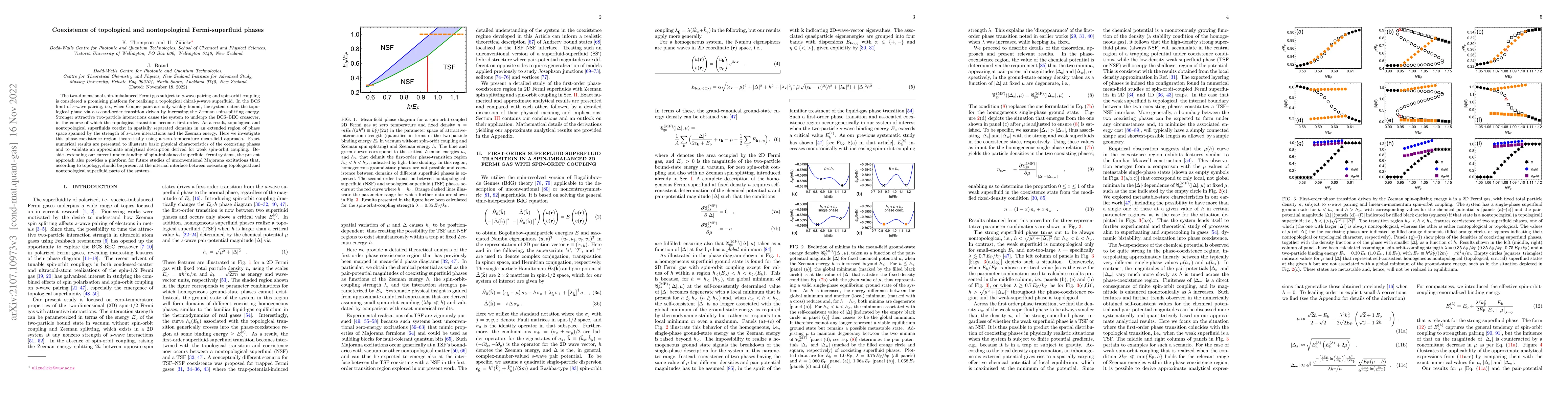 Thumbnail for Coexistence of topological and nontopological Fermi-superfluid phases