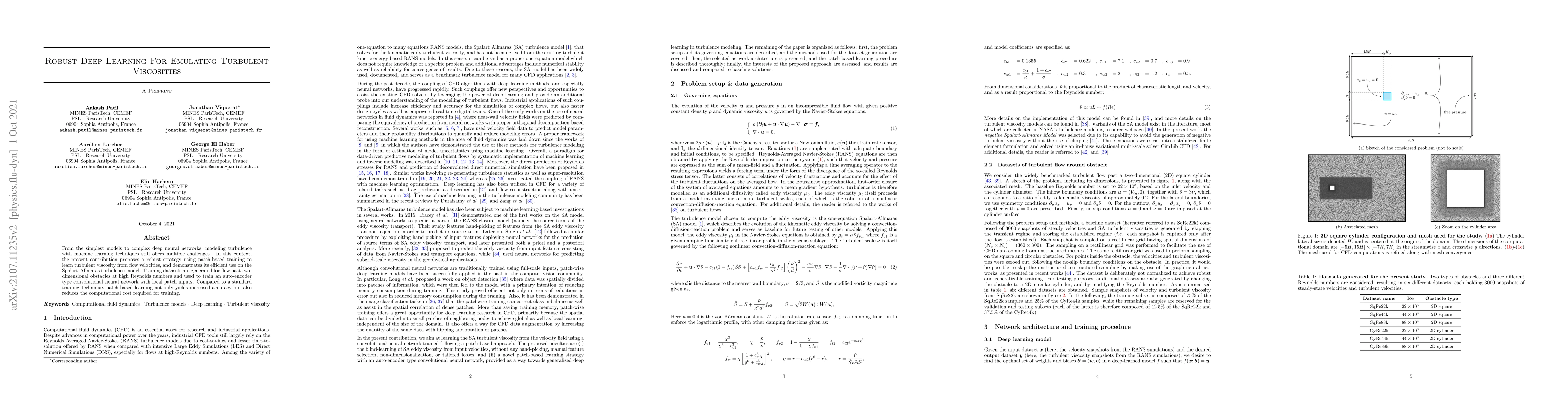 Thumbnail for Robust deep learning for emulating turbulent viscosities