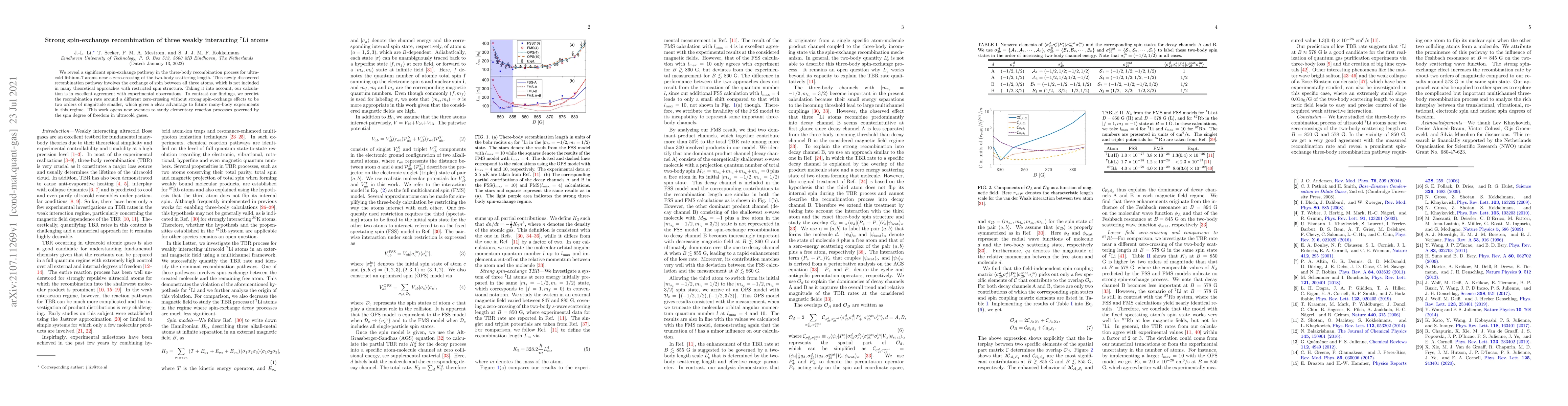 Thumbnail for Strong spin-exchange recombination of three weakly interacting $^7$Li
  atoms