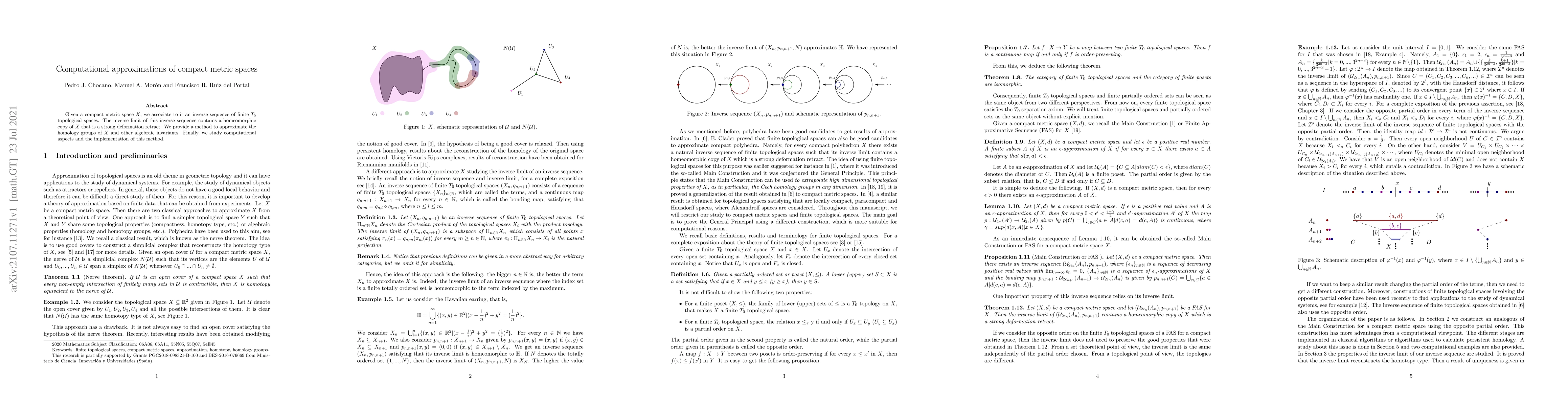 Thumbnail for Computational approximations of compact metric spaces