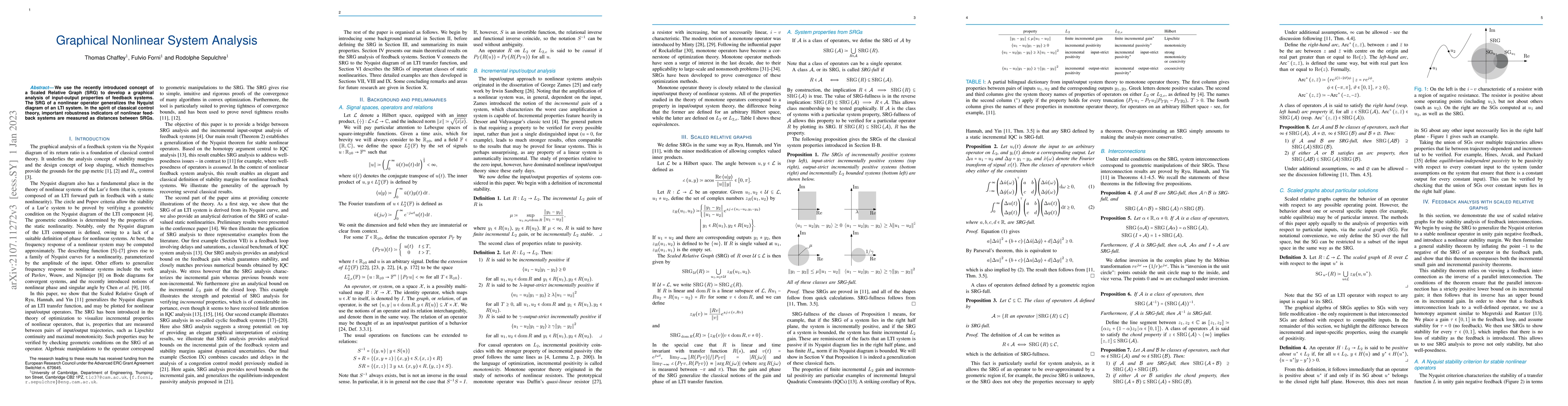 Thumbnail for Graphical Nonlinear System Analysis