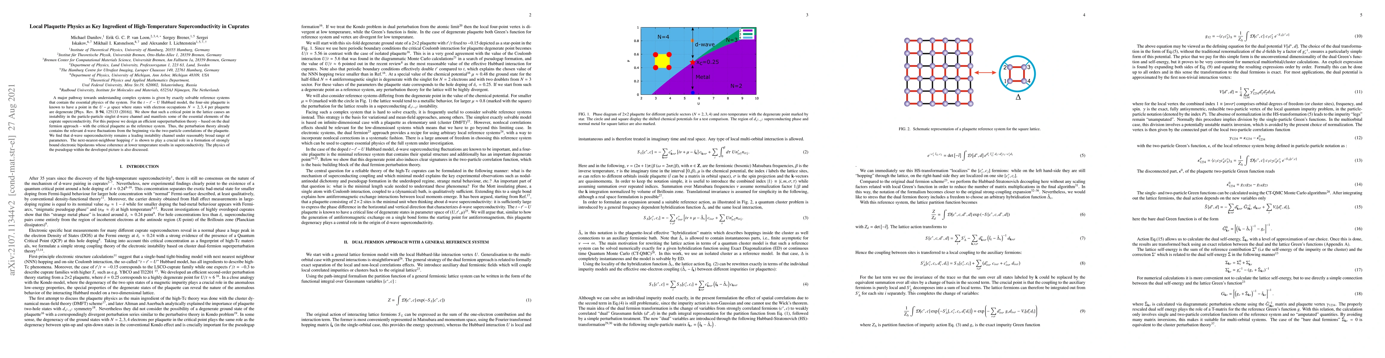Thumbnail for Local Plaquette Physics as Key Ingredient of High-Temperature
  Superconductivity in Cuprates