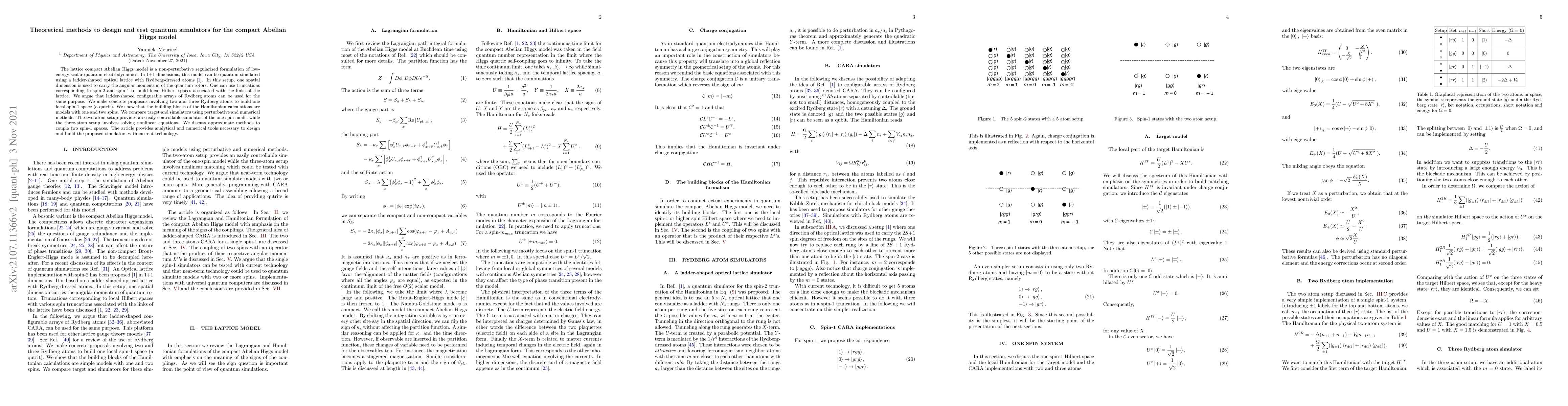 Thumbnail for Theoretical methods to design and test quantum simulators for the
  compact Abelian Higgs model