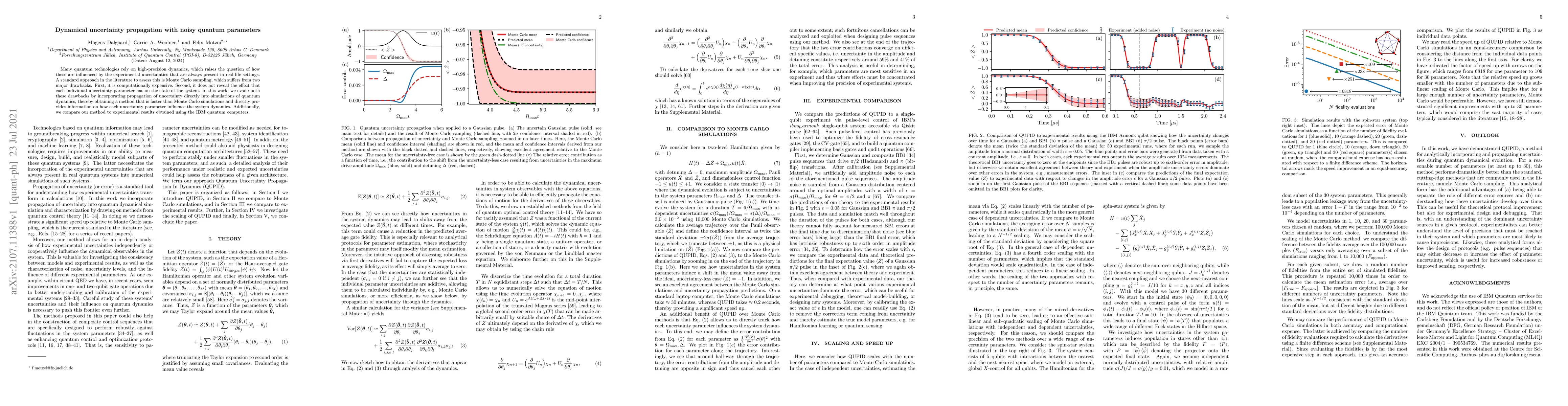 Thumbnail for Dynamical uncertainty propagation with noisy quantum parameters