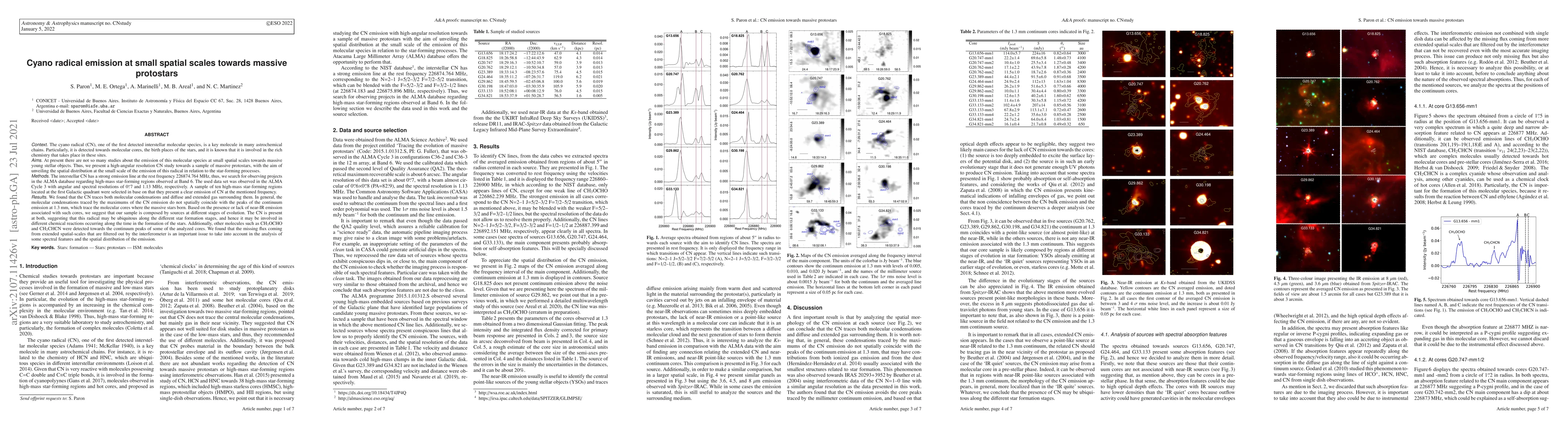 Thumbnail for Cyano radical emission at small spatial scales towards massive
  protostars