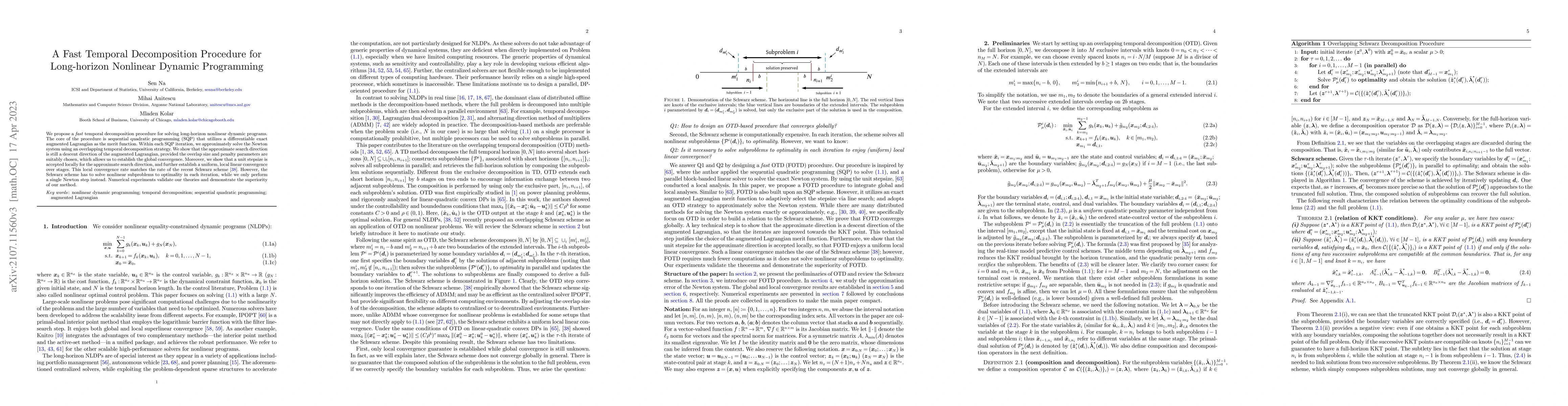 Thumbnail for A Fast Temporal Decomposition Procedure for Long-horizon Nonlinear
  Dynamic Programming