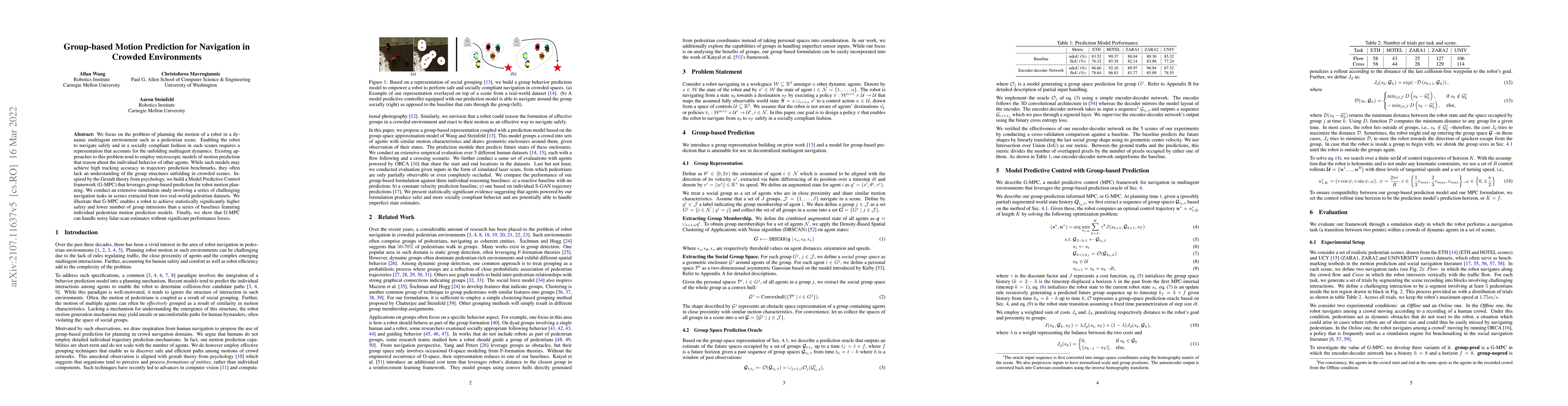 Thumbnail for Group-based Motion Prediction for Navigation in Crowded Environments