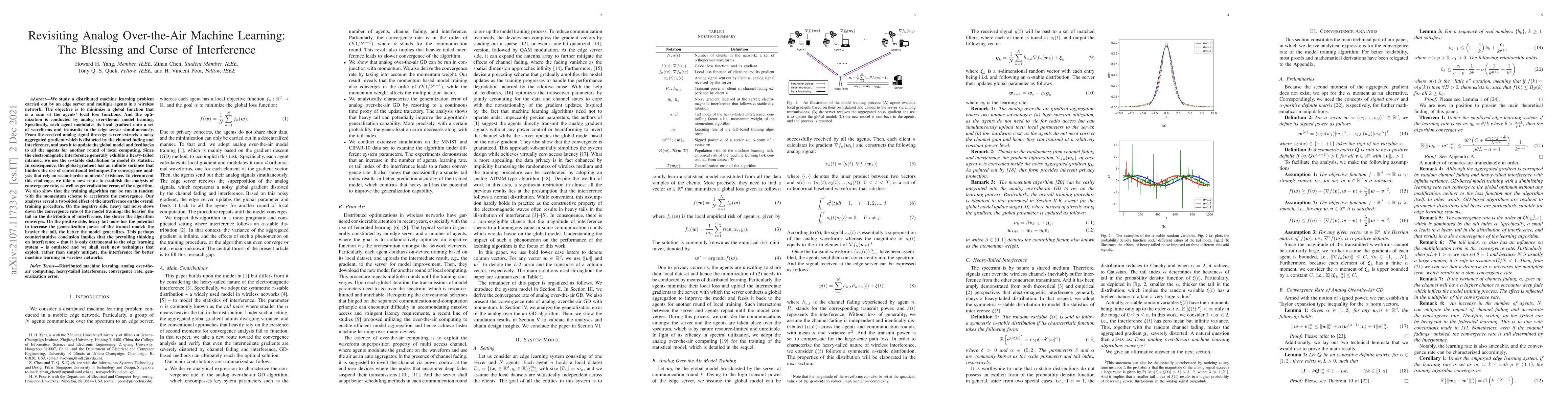 Thumbnail for Revisiting Analog Over-the-Air Machine Learning: The Blessing and Curse
  of Interference