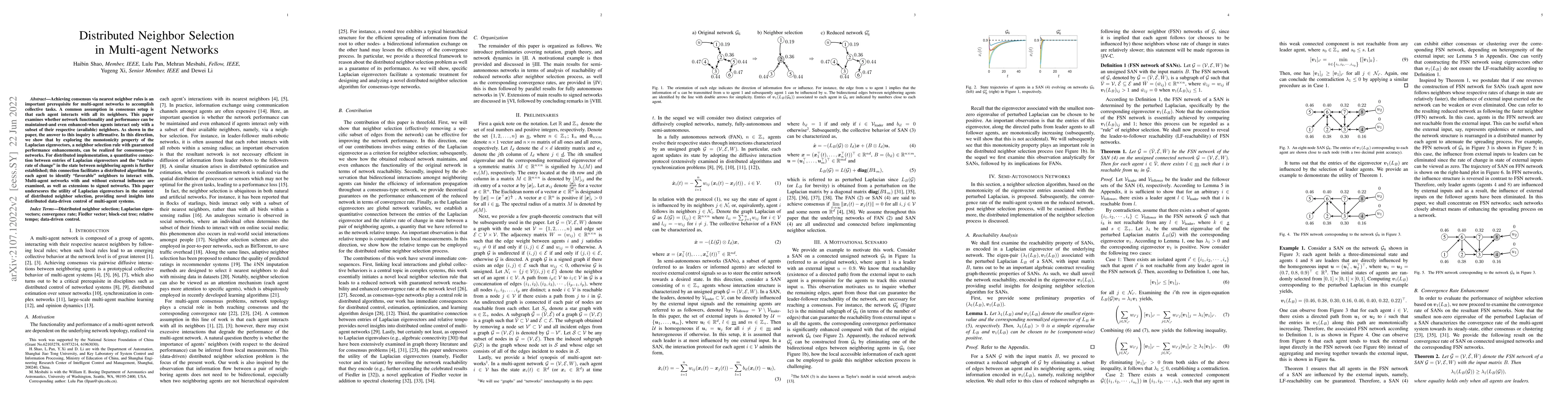 Thumbnail for Distributed Neighbor Selection in Multi-agent Networks