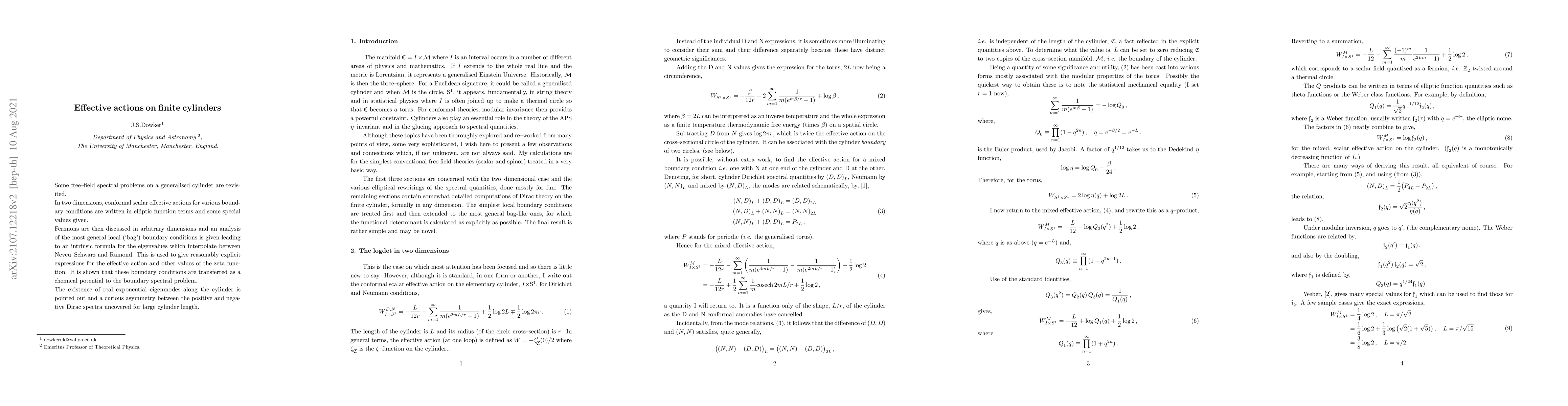 Thumbnail for Effective actions on finite cylinders