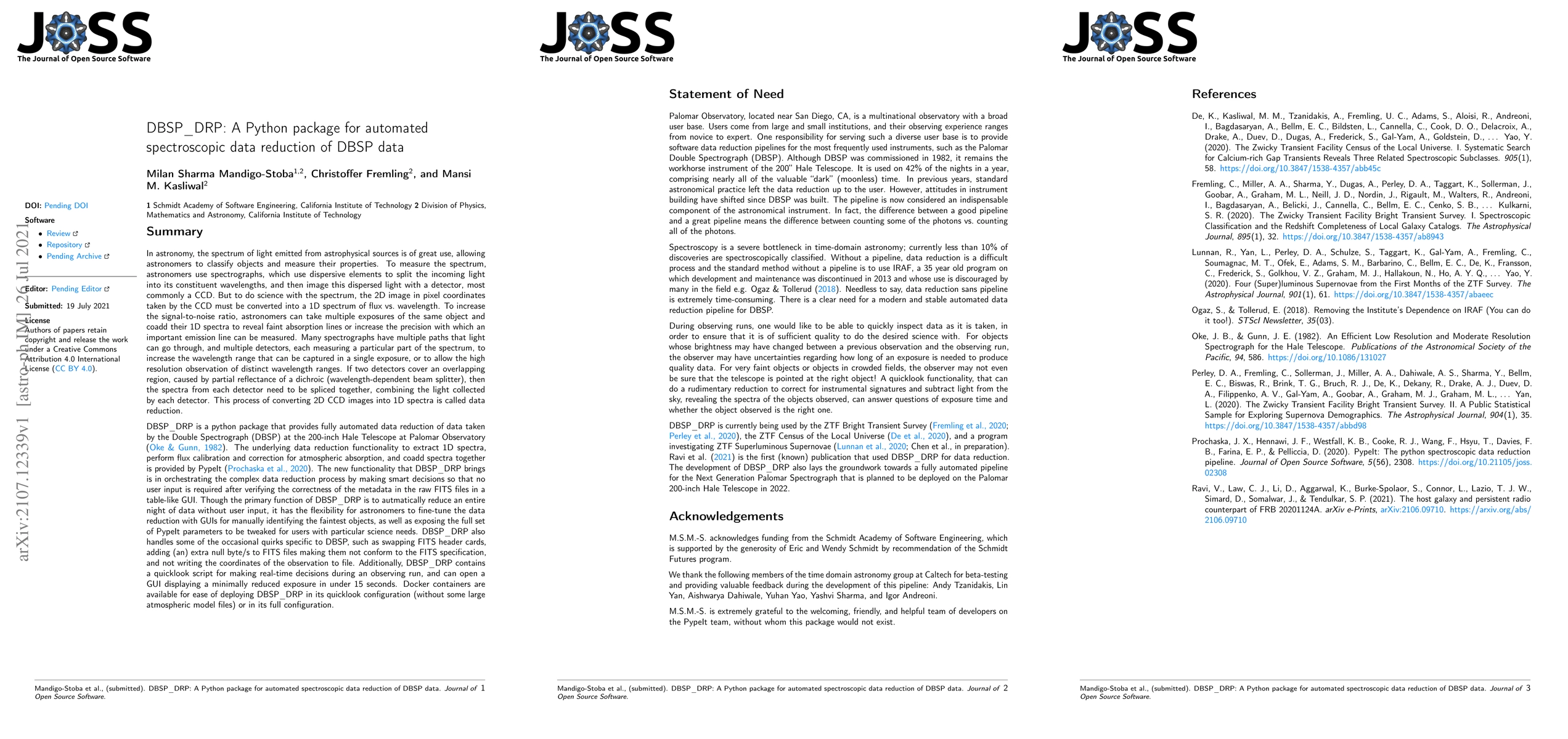 Thumbnail for DBSP_DRP: A Python package for automated spectroscopic data reduction of
  DBSP data
