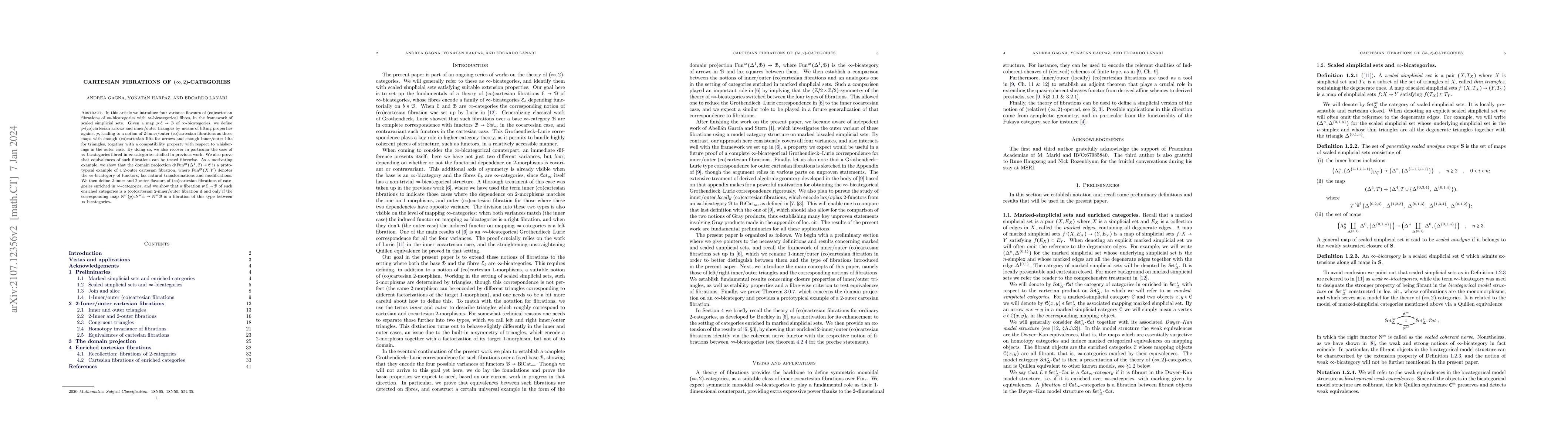 Thumbnail for Cartesian Fibrations of $(\infty,2)$-categories