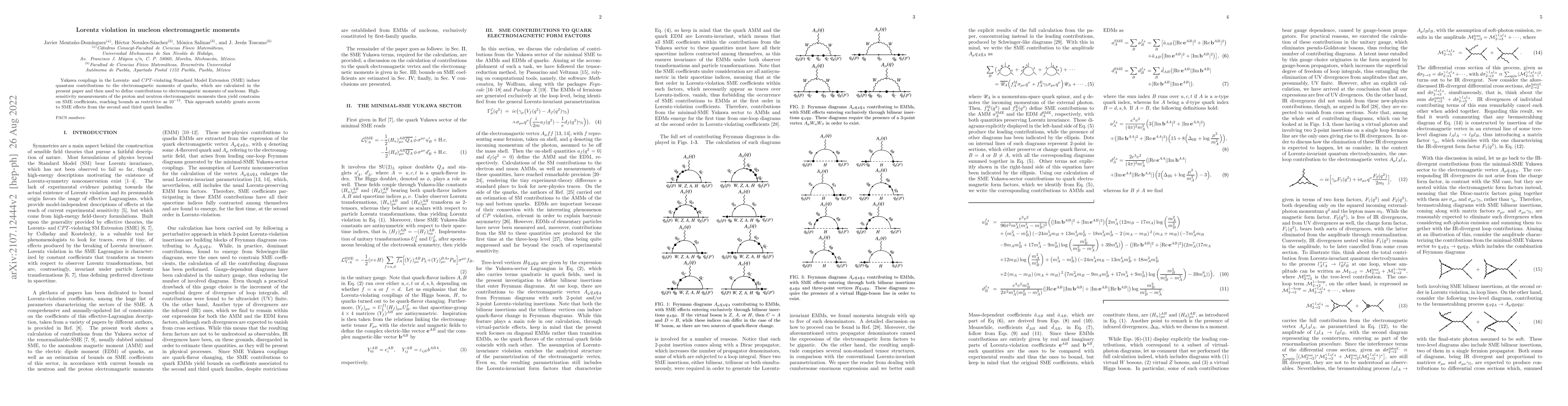 Thumbnail for Lorentz violation in nucleon electromagnetic moments