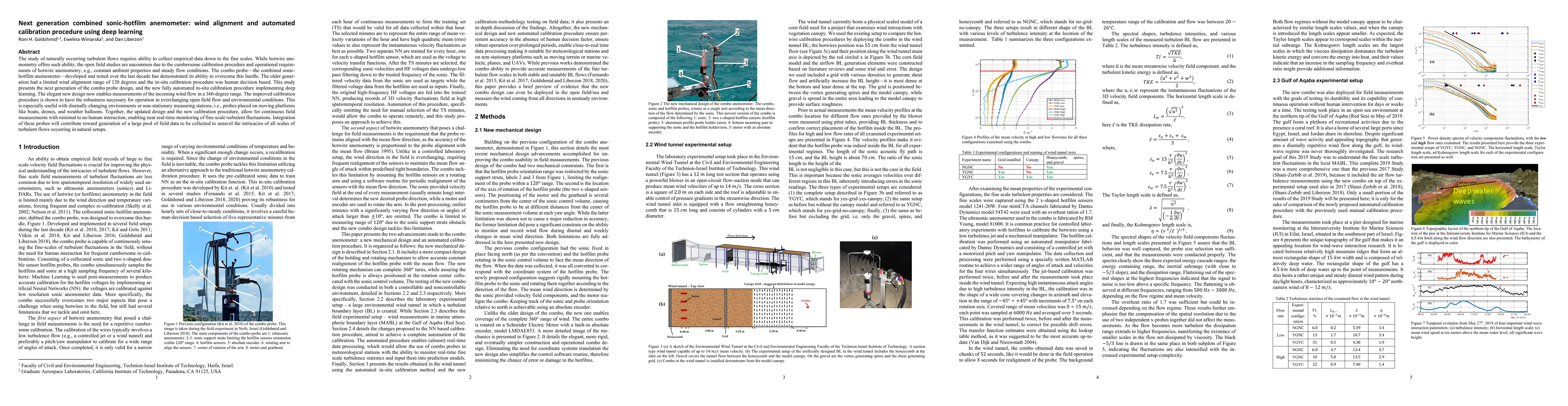 Thumbnail for Next generation combined sonic-hotfilm anemometer: wind alignment and
  automated calibration procedure using deep learning