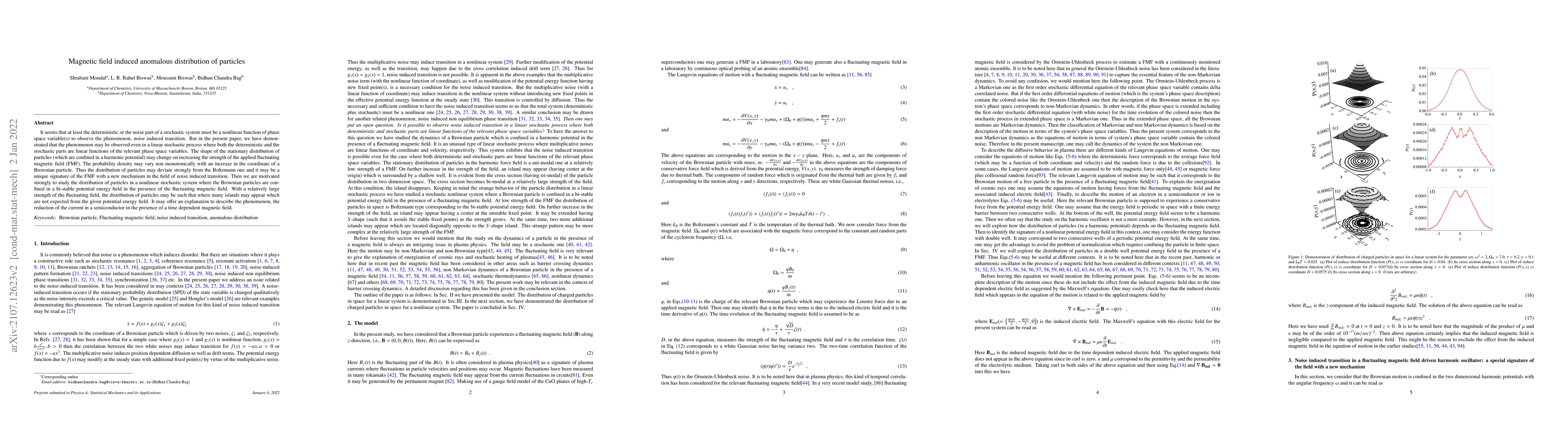 Thumbnail for Magnetic field induced anomalous distribution of particles
