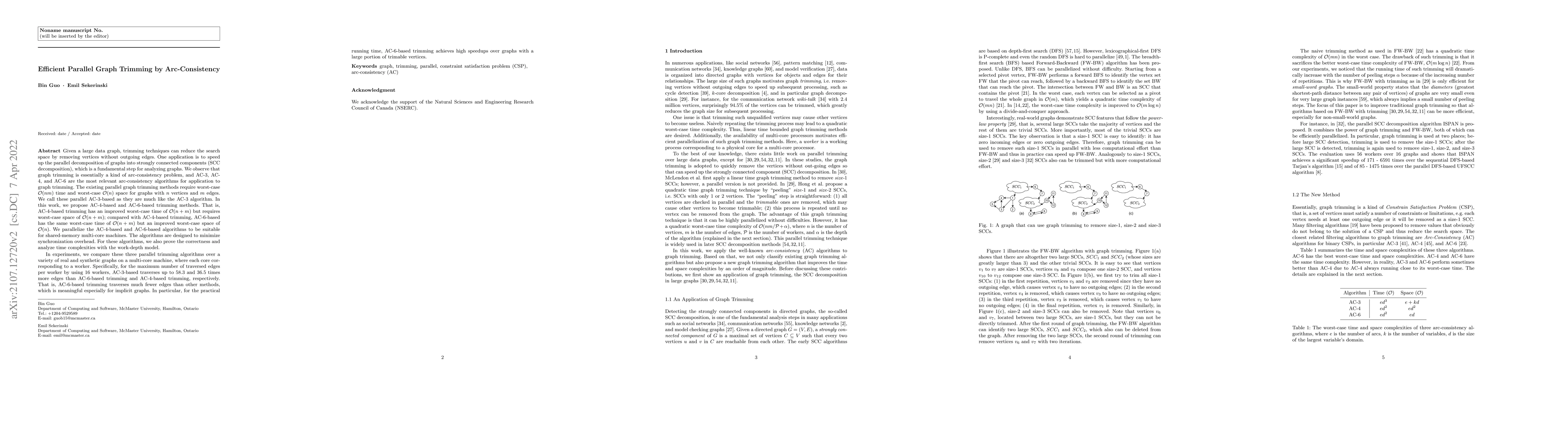 Thumbnail for Efficient Parallel Graph Trimming by Arc-Consistency