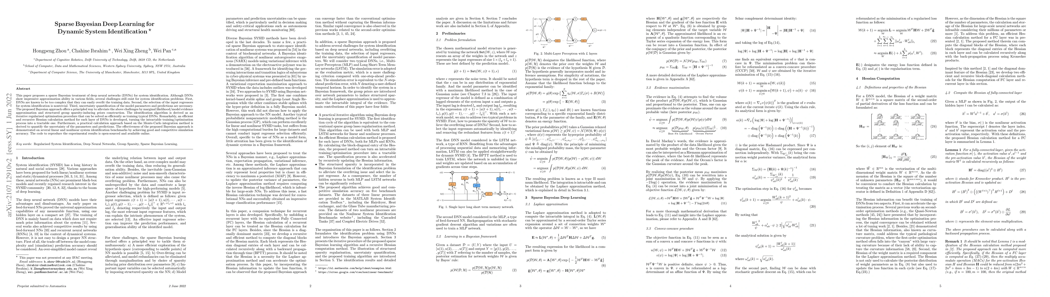 Thumbnail for Sparse Bayesian Deep Learning for Dynamic System Identification