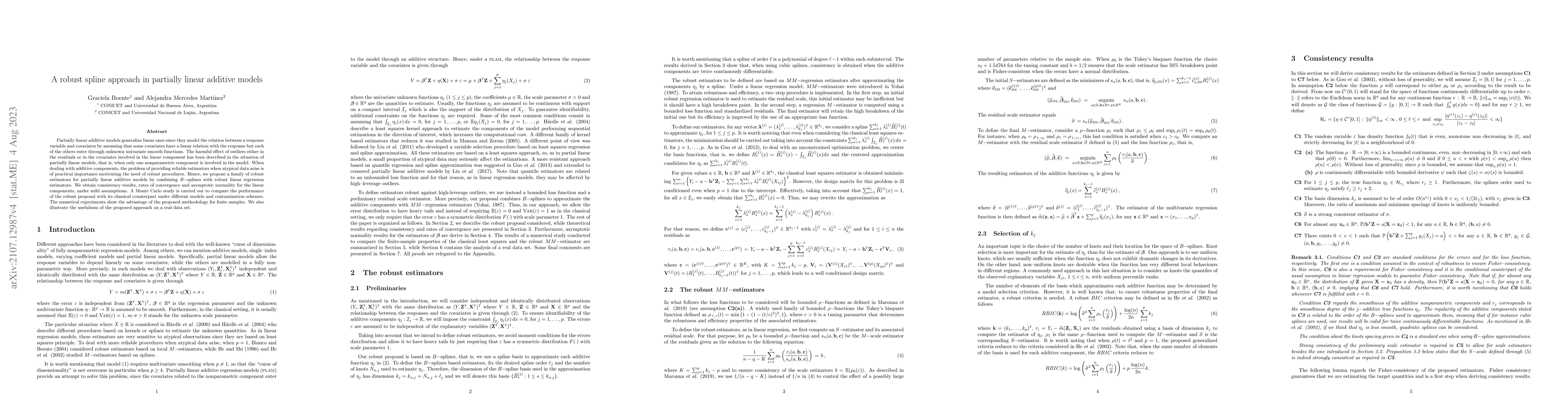Thumbnail for A robust spline approach in partially linear additive models