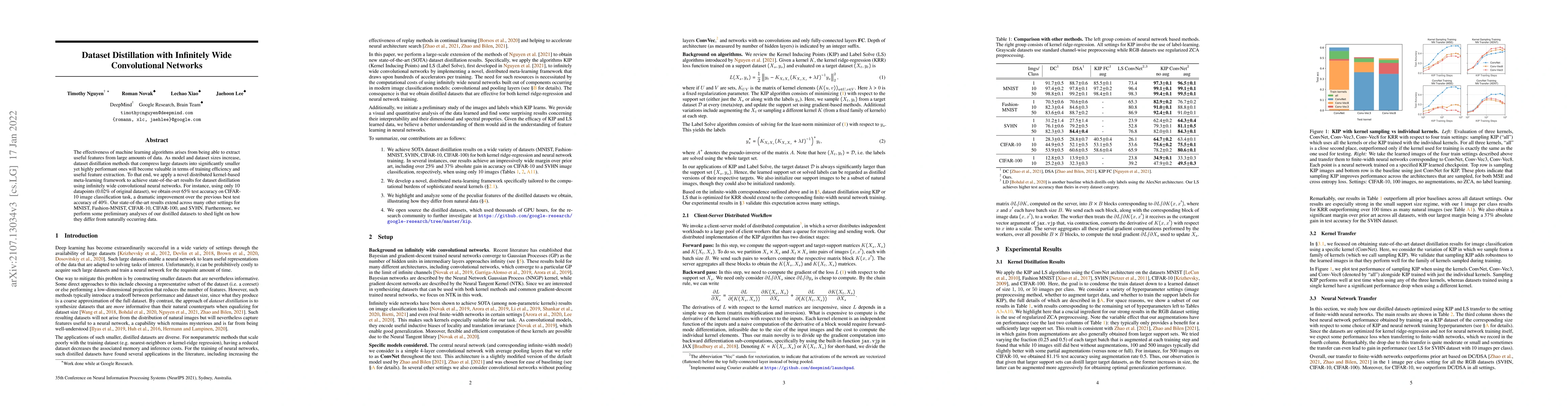 Thumbnail for Dataset Distillation with Infinitely Wide Convolutional Networks