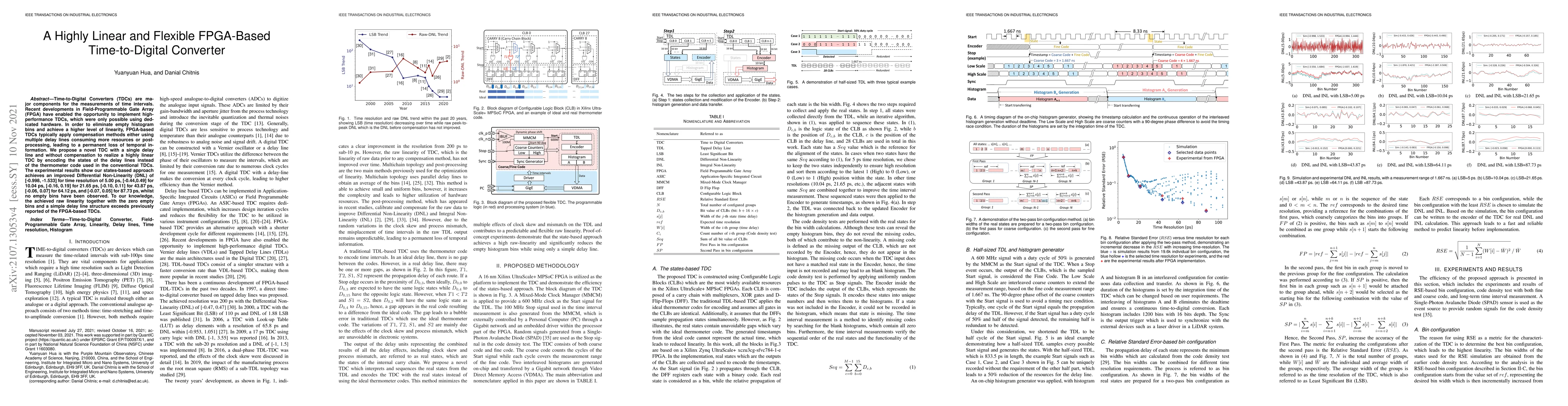 Thumbnail for A Highly Linear and Flexible FPGA-Based Time-to-Digital Converter