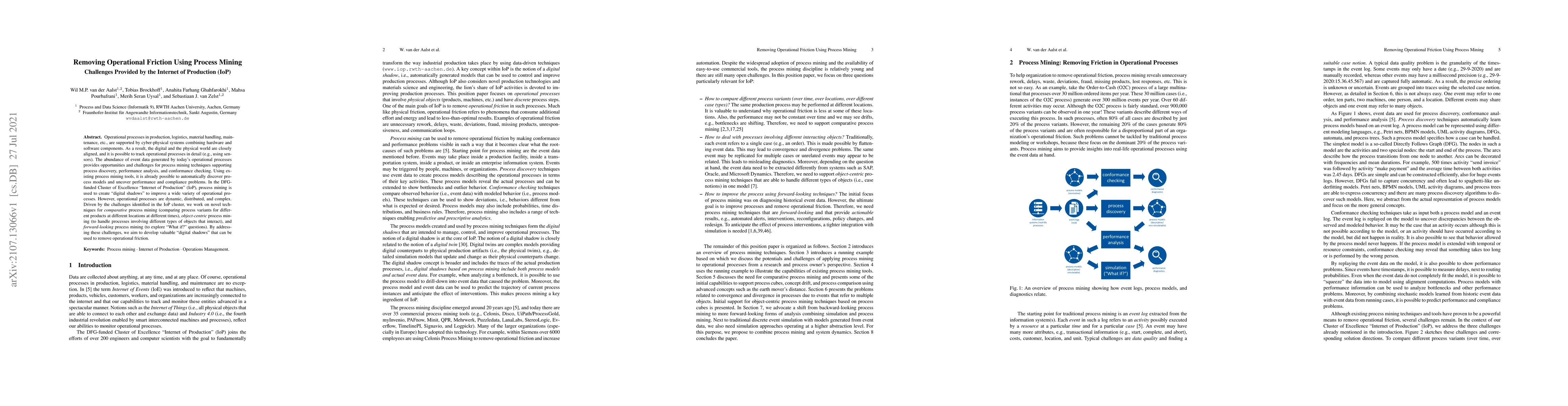 Thumbnail for Removing Operational Friction Using Process Mining: Challenges Provided
  by the Internet of Production (IoP)