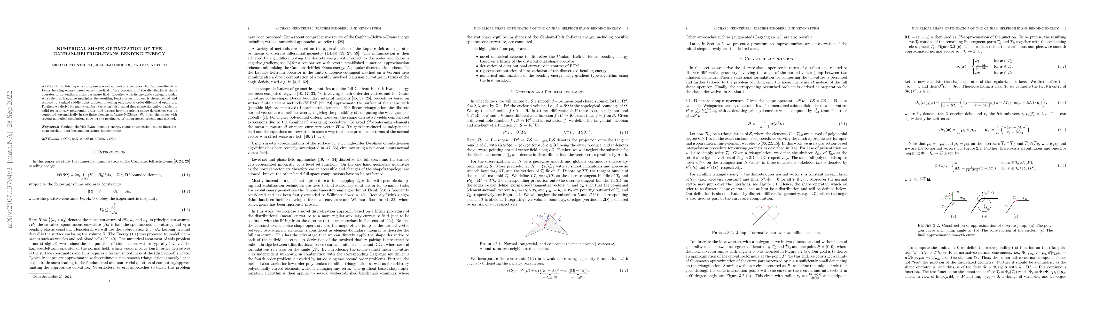 Thumbnail for Numerical shape optimization of the Canham-Helfrich-Evans bending energy