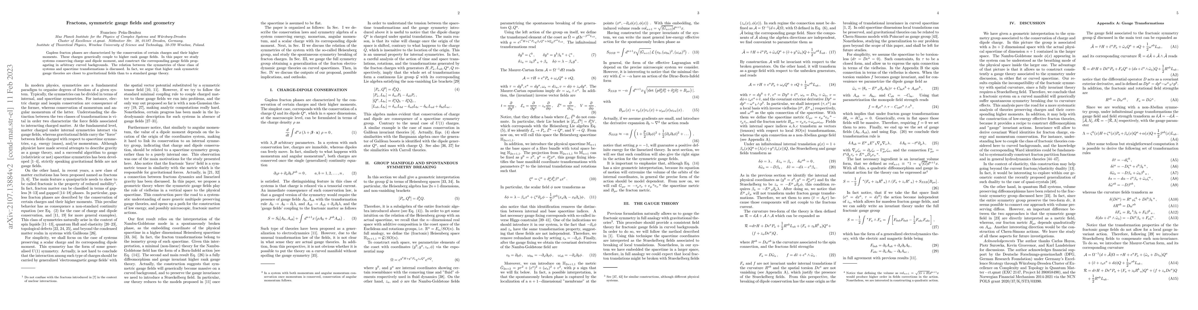 Thumbnail for Fractons, symmetric gauge fields and geometry