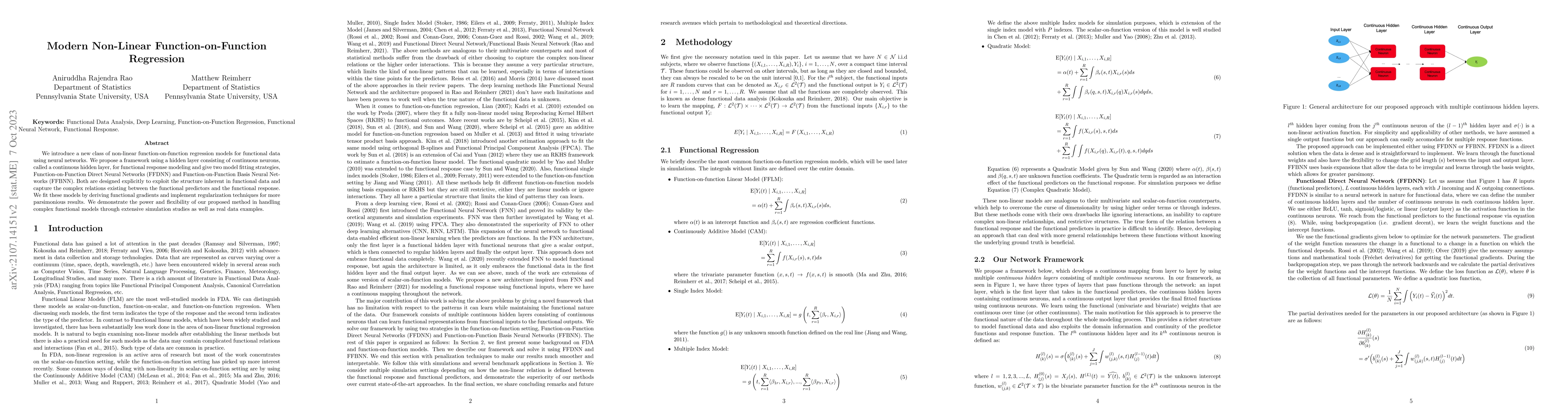 Thumbnail for Modern Non-Linear Function-on-Function Regression